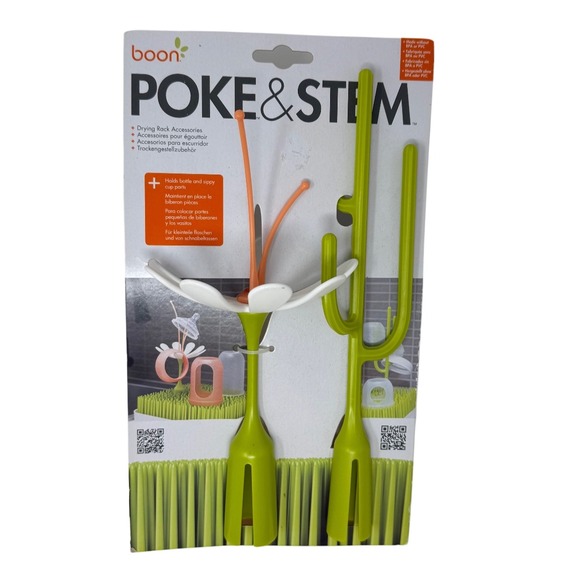 NEW‎ Boon Poke & Stem Drying Rack Accessories | Flower + Cactus New in Package - Picture 1 of 6